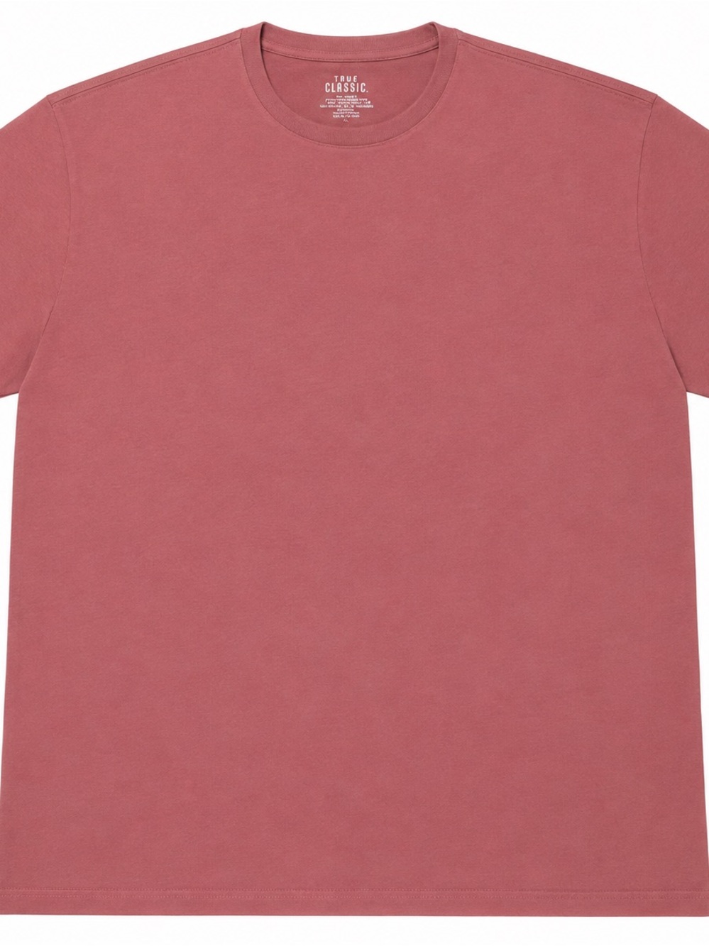 True Classic Men's Crewneck T‑Shirt in Dusty Rose